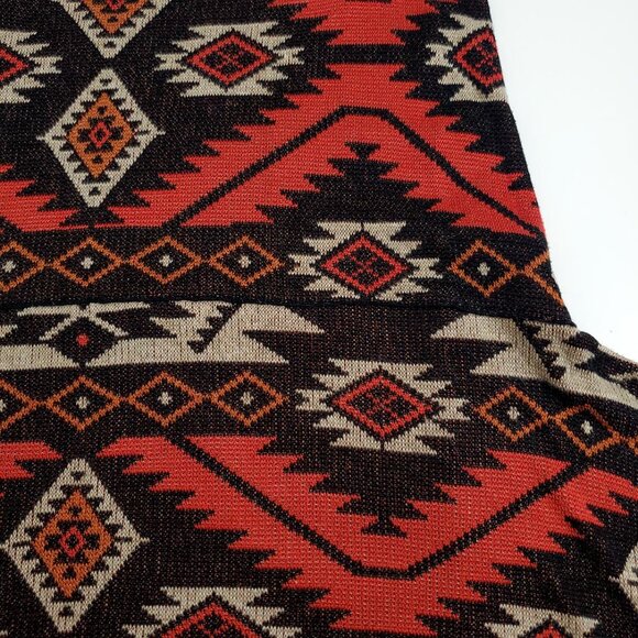 Peruvian Connection Womens Soledad Maxi Skirt S Southwest Pima Cotton Aztec - Picture 6 of 9